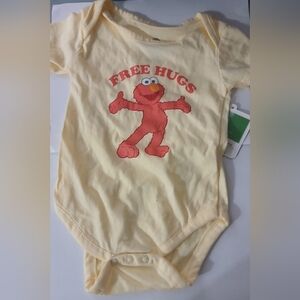 Sesame Street Elmo Yellow Kids One Piece
